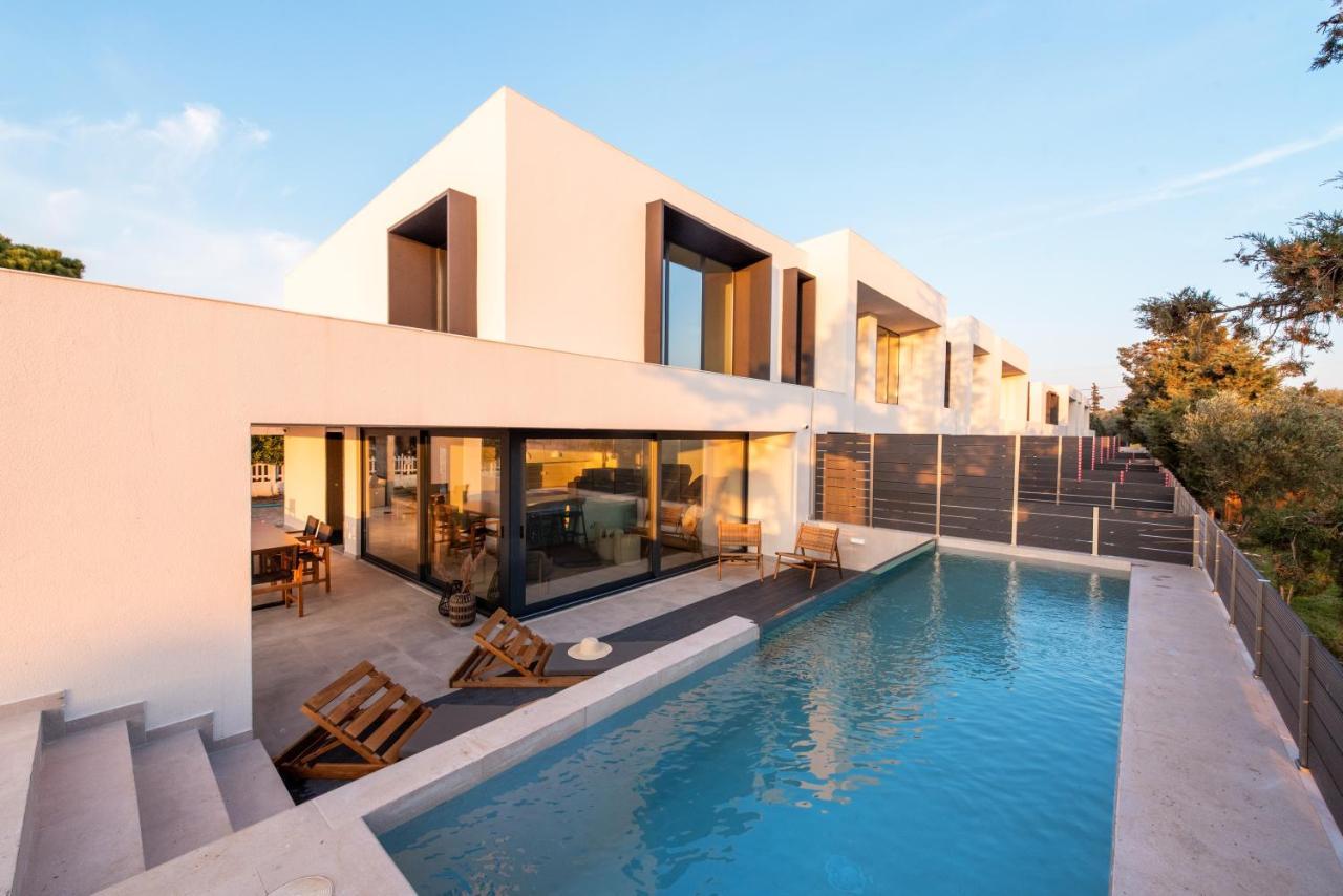 Serene Seafront Villas Néa Iráklia Exterior foto